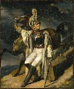 Theodore   Gericault Wounded Cuirassier Spain oil painting artist
